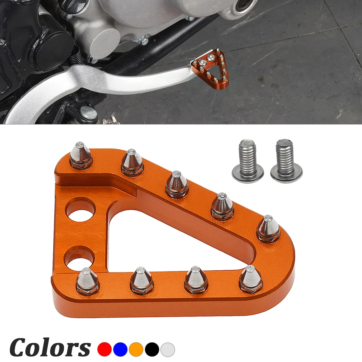 

Motorcycle Rear Brake Pedal Lever Step Plate Tip For KTM XC EXC XCF EXCF SX SXF XCW XCFW For Husqvarna TC TE 125 250 300 350 450