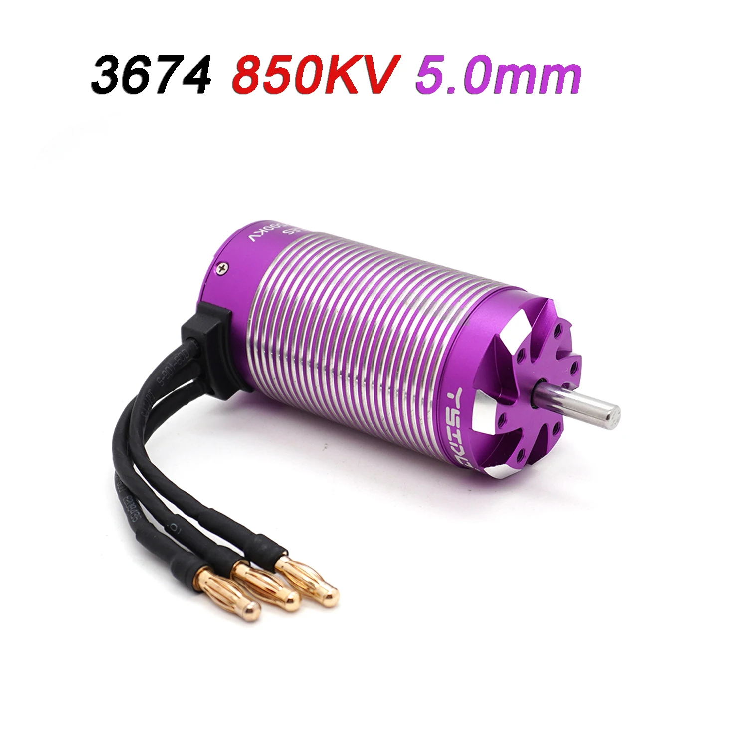 YSIDO RC Motor 3650 3660 3674 Sensorloze Borstelloze Motor 5.0mm/3.175mm As voor 1/8 1/10 RC Auto Drift Racing Off-Road RC Boot