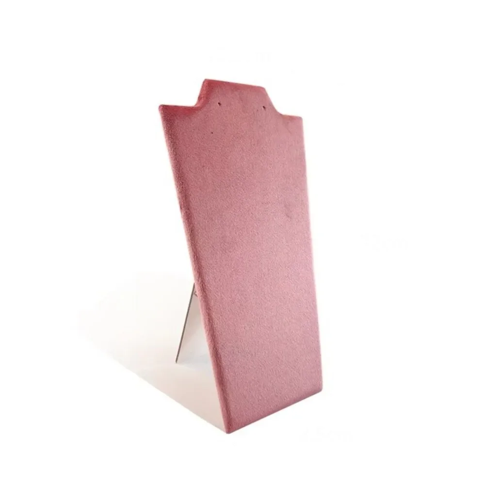 

New Velvet Necklace Earring Display Board Foldable High-end Necklace Display Stand Colored Display Props Jewelry Organizer Rack