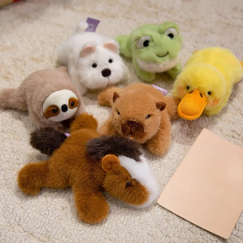 Cabinet Magnet Plush Fridge Magnet Decoration Magnetic Stuffed Car Ornament Dog Frog Horse Duck Refrigerator Magnets Set Car