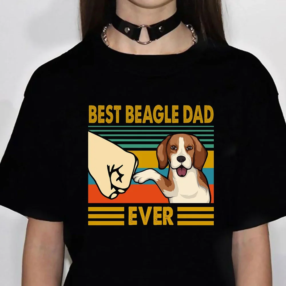 Beagle top wo letnia koszulka dziewczyna harajuku odzież koszule dla kobiet harajuku graficzne t-shirty