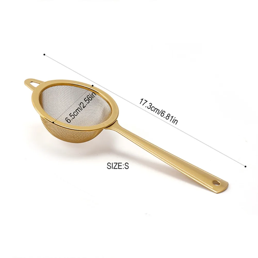 Portable Stainless Steel Matcha Sifter Very Fine Mesh Rust-Proof Tea Strainer Small Easy to Clean Food Sifters for Kitchen