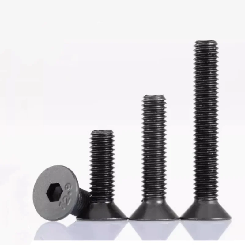 

Homemade 12.9 high strength countersunk head hex socket screw black flat head diameter 2 mm spot 1 price