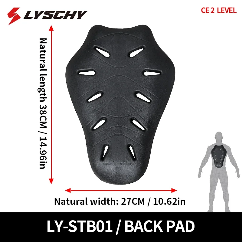 CE1 or CE2 Certified Motorbike Back Protector, Men Women High Impact Spine Guard Pad for Riding Gear, Jacket Insert Armor