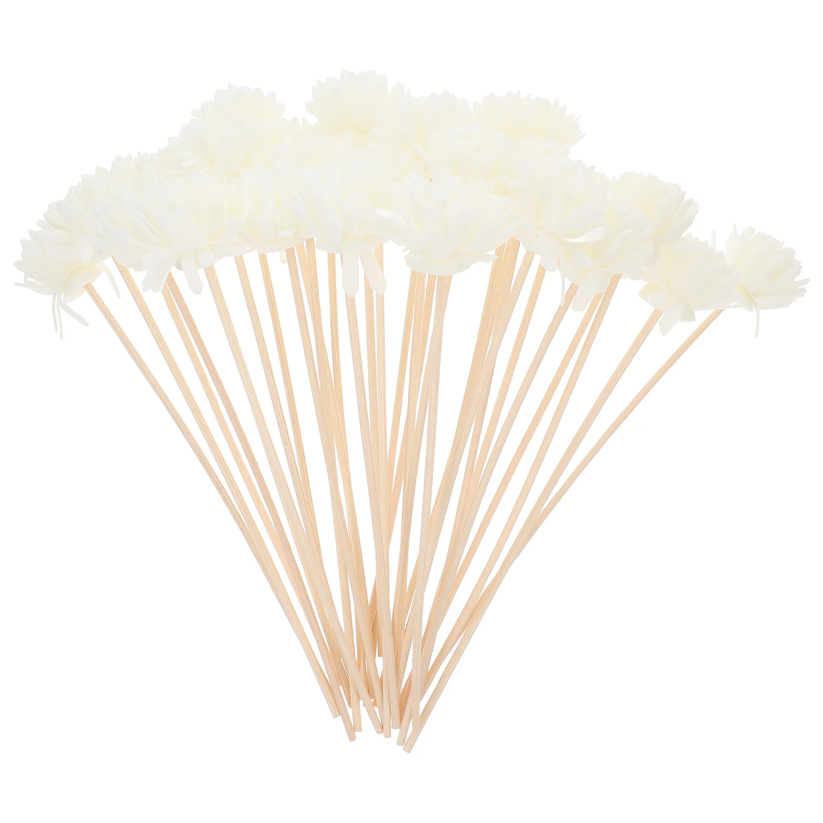 30pcs Artificial Flower Rattan Reed Fragrance Aroma Diffuser Refill Stick DIY Floral Aromatherapy Diffuser