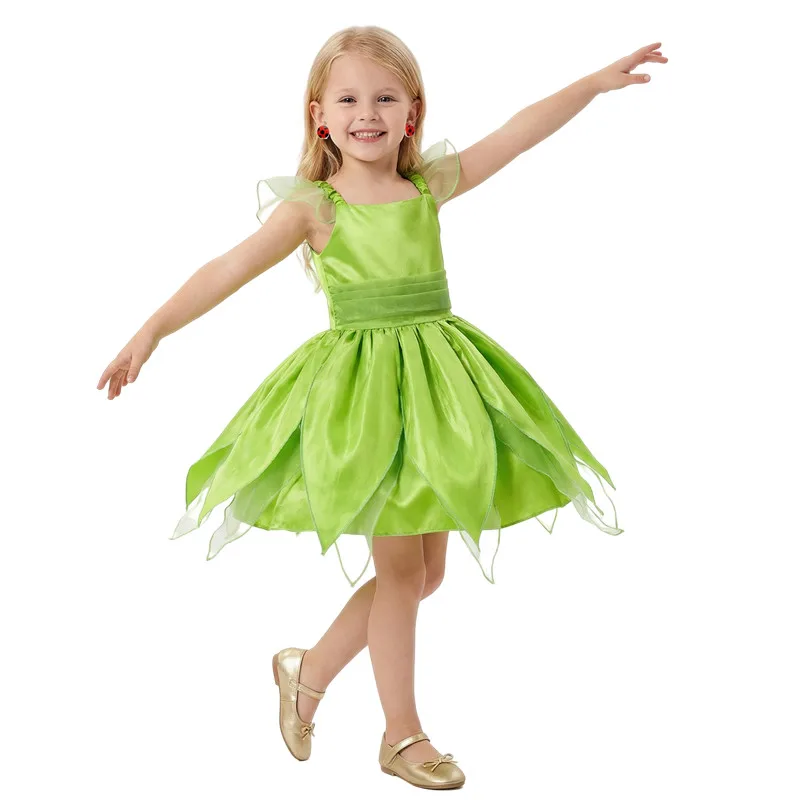 

Fairy Costume for Girls Princess Dress Birthday Party Halloween Costume Cosplay Dress Up for Little Girls Gift Ear Cuffs