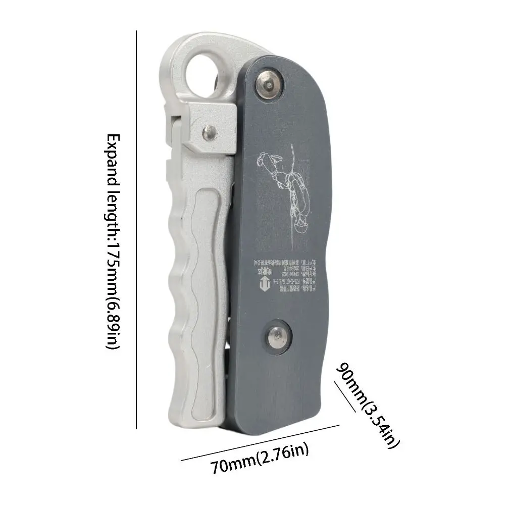 Slow Descent Descender Manual Stopper High Altitude Operation Descending Device Opening And Closing Hand Control Fall Arrester