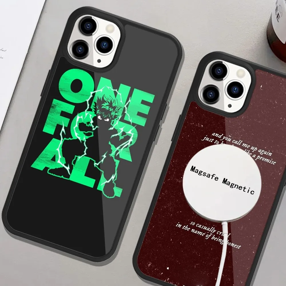 Katsuki Bakugo Boku My Hero Academia Phone Case For iPhone Magsafe Magnetic 15 14 13 12 11 Plus Pro Max Wireless Charging