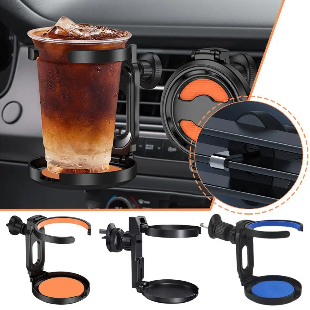 New Car Water Cup Holder Multi-Functional Collapsible Beverage Fixed Frame Ashtray Car Air Cross-Border Outlet Holder L3Q5