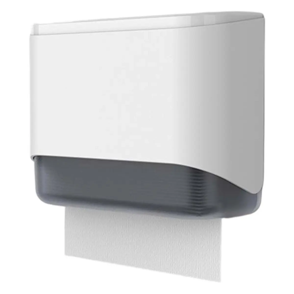 Paper Towel Dispenser Wall Mounted, Classic Tissue Storage Box for Bathroom Home & Business No-Hole Installation