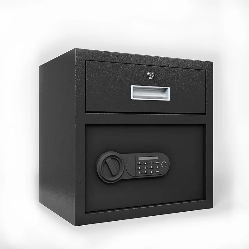 خزنة بكلمة مرور مع حقيبة مقاومة للحريق، وخزنة مضادة للسرقة، وصندوق إيداع آمن للنقود المعدنية