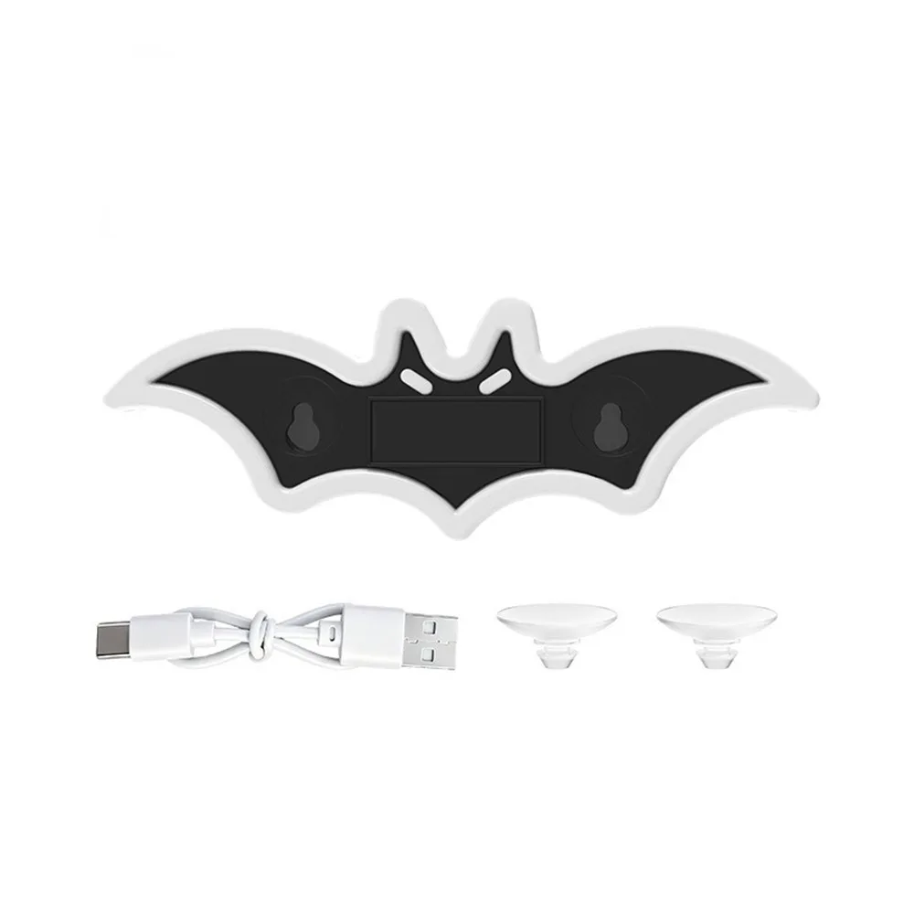 Wireless Car Bat Shaped Ambient Lamp Dynamic Gradient Multi-modes Atmosphere Breathing Lamp RGB Color Ghost
