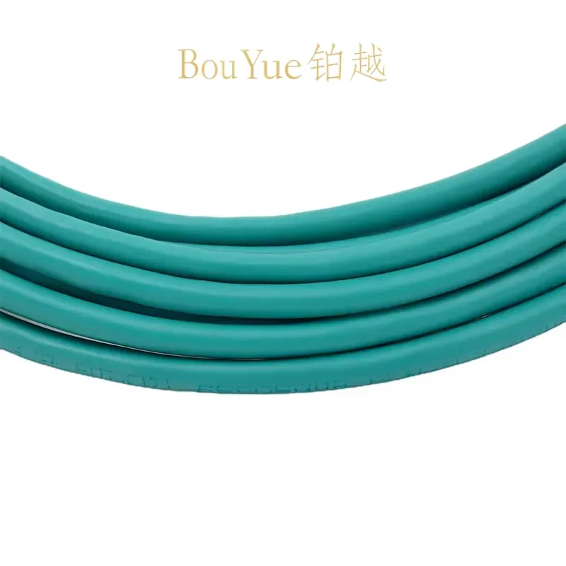 M8 to Open Wire 4 Pin Circular Connector Cable Shielded High Speed Data Assembly PUR Sheathed Industrial PLC Wiring Harness