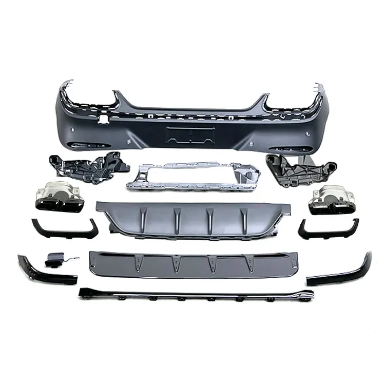 

Factory GLC Coupe X254 up GLC63 type diffuser for Mercedes GLC Coupe X254 Glc63 bumper diffuser