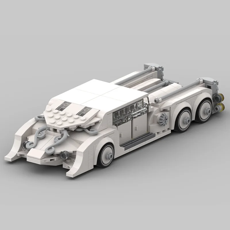 Modelo de carro esportivo blocos de construção de montagem MOC criativos, brinquedos criativos DIY, um presente muito bom para amantes de blocos de construção