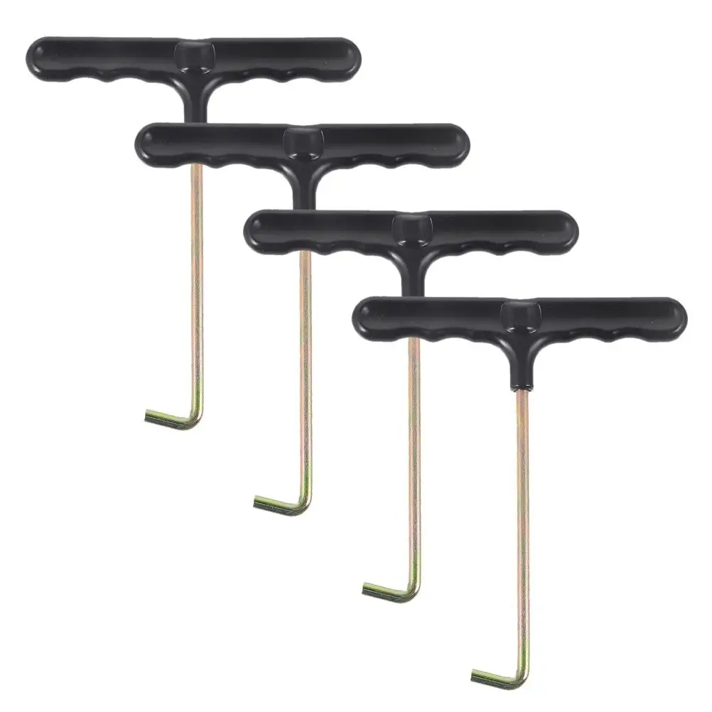 4 Pcs Trampoline Hook Professional Ice Skate Sharpener Tool Spring Supply Puller