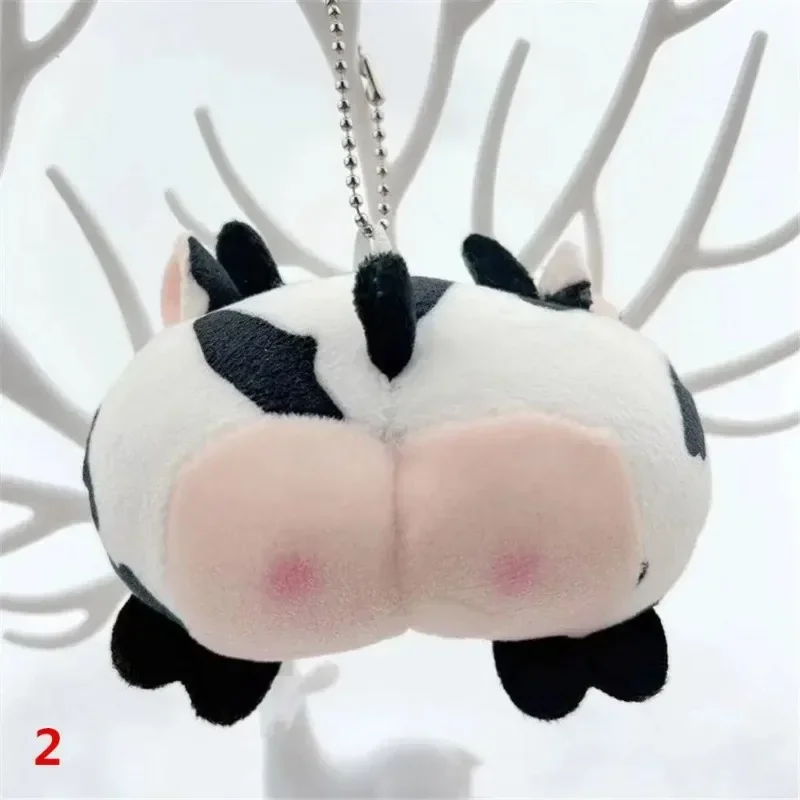 New Cute Cat Butt Plush Keychain Fashion Corgi Pig Butt Soft Fidget Toys Girls Child Bag Decoration Christmas New Year Gift