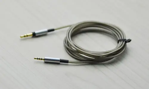 Cable de Audio Chapado en plata de repuesto para auriculares creativos Aurvana Live!2 LIVE2 Hitz WP380 AURVANA PLATINUM/GOLD