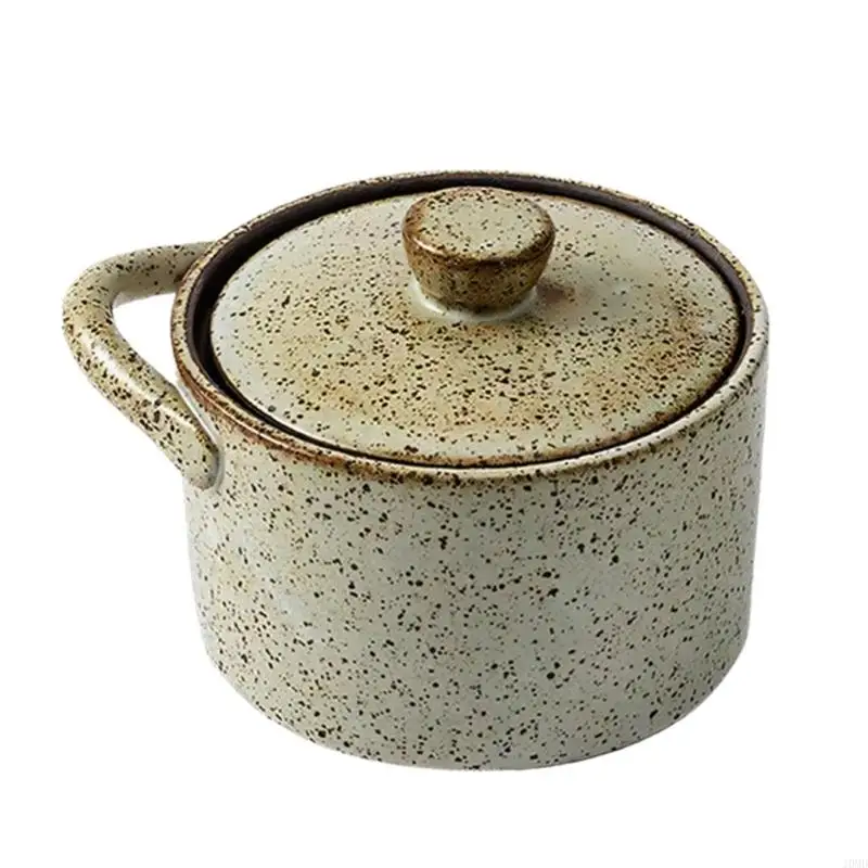 Traditional Patterned Ceramic Seasoning Container Set In Countryside Design For Kitchen Dining Table Presentation JOMD