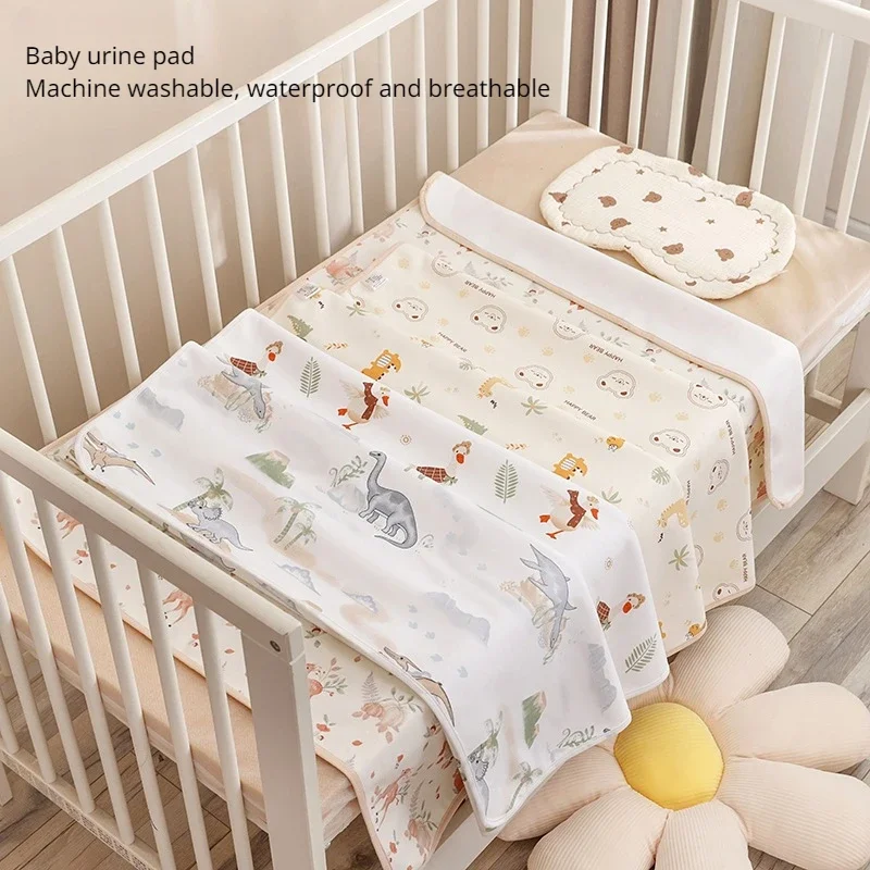 Baby Diaper Pad Can Be Washed Pure Cotton Waterproof Breathable Baby Diaper Four Seasons Diaper Pad Menstrual Pad 50x70cm