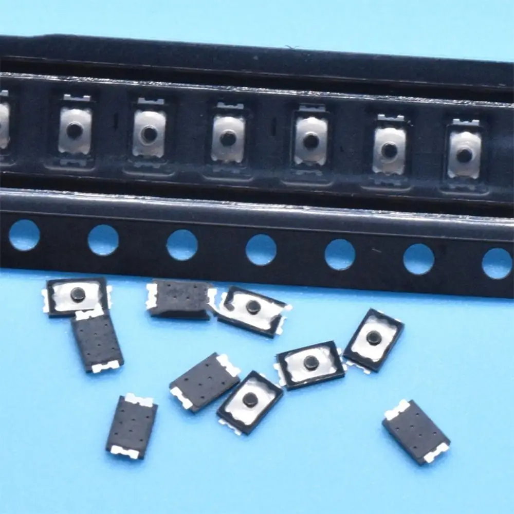 50pcs Phone SMD Thin Film Key 2x3x0.65mm 4 Pin Micro Switch Light Touch Switchs Tactile Push Button