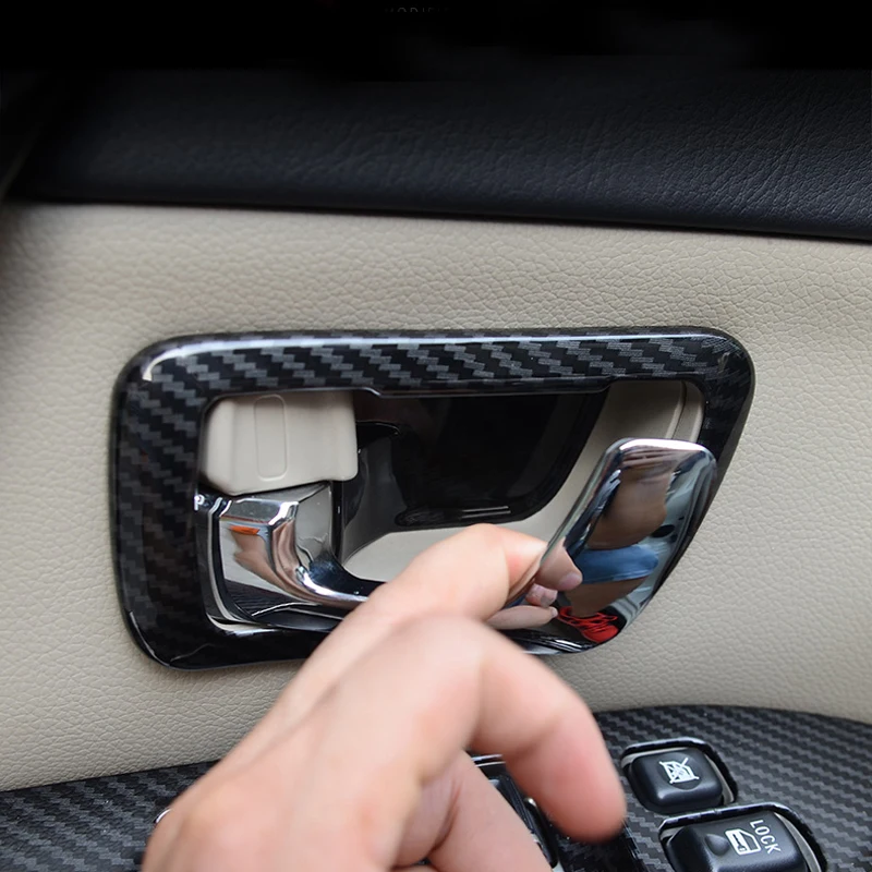 

For Mitsubishi Pajero V80 V93 V95 V97 V98 2007-2021 Car Door Handle Bowl Cover Trim Sticker Protector Interior Accessories