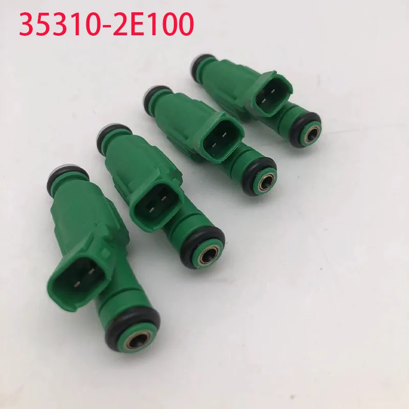 4PCS New Fuel Injector ForHYUNDAI ELANTRA 1.8L L4 2011-2014 35310-2E100 353102E100 Nozzle Injection Car Engine Injectors Petro