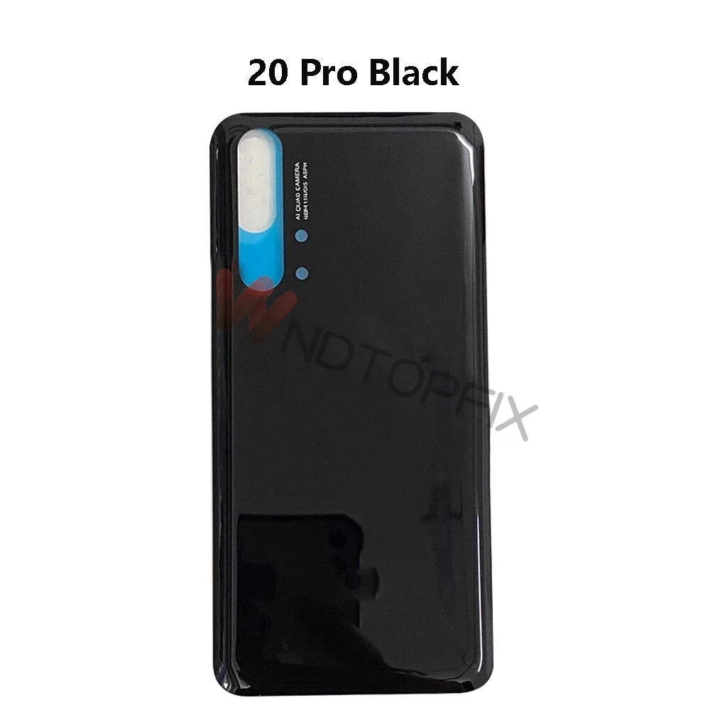 1PC BackGlass For Huawei Honor 20 Pro Battery Cover Rear Panel Door Housing Case For Honor 20 Back Cover For Honor20 Pro Housing