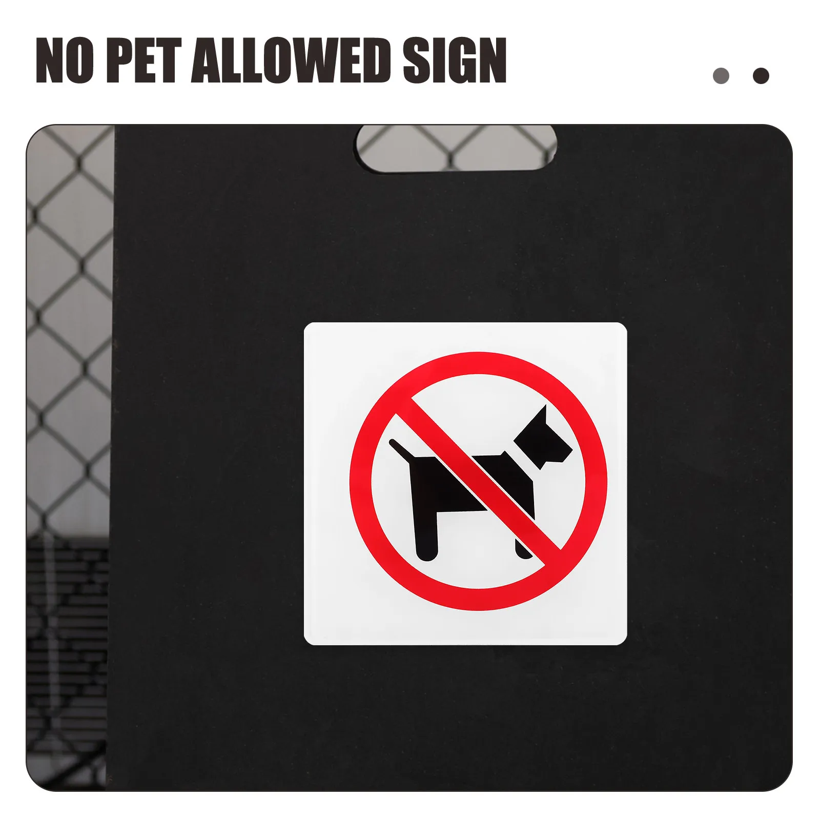 No Dogs Sign Forbid Pet inside Door Notice Allowed Animal Warning Business Signs