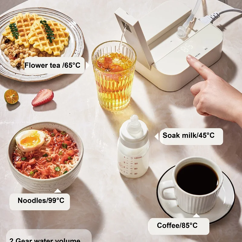 Distributeur d'eau extérieur 2000W 3s, chauffage instantané, voyage, dortoir, chauffe-eau pliant, contrôle de la température, pompe à eau électrique