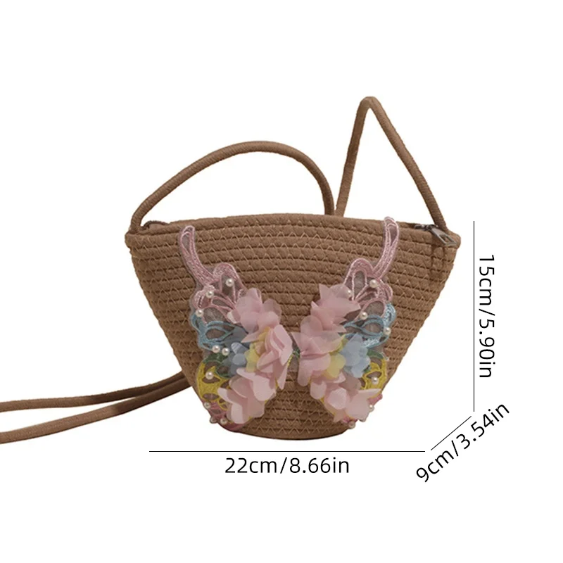 กระเป๋าถือสตรีทันสมัยลายผีเสื้อน่ารัก ใช้ได้ทุกวัน ออกงาน ช้อปปิ้ง ออกเดท สะพายไหล่หรือสะพายข้าง