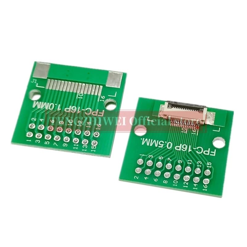 5PCS FFC/FPC adapter board 0.5MM-14P to 2.54MM welded 0.5MM-14P flip-top connector