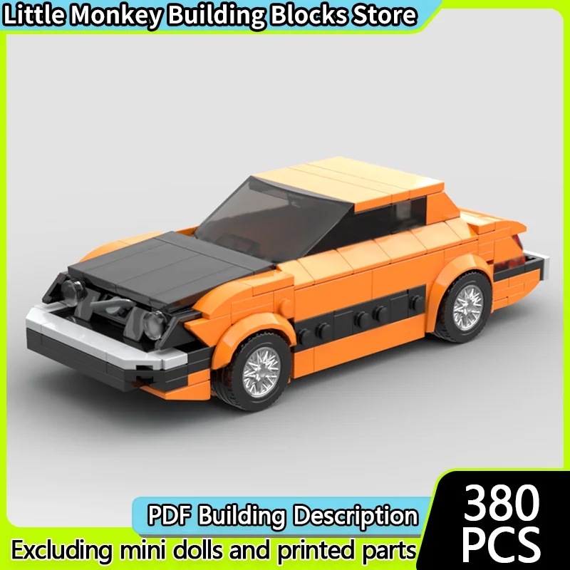 

Speed Racing Car Model MOC Building Bricks VESC Concept Sedan Modular Technology Children Holiday Gifts Assemble Toys Suit