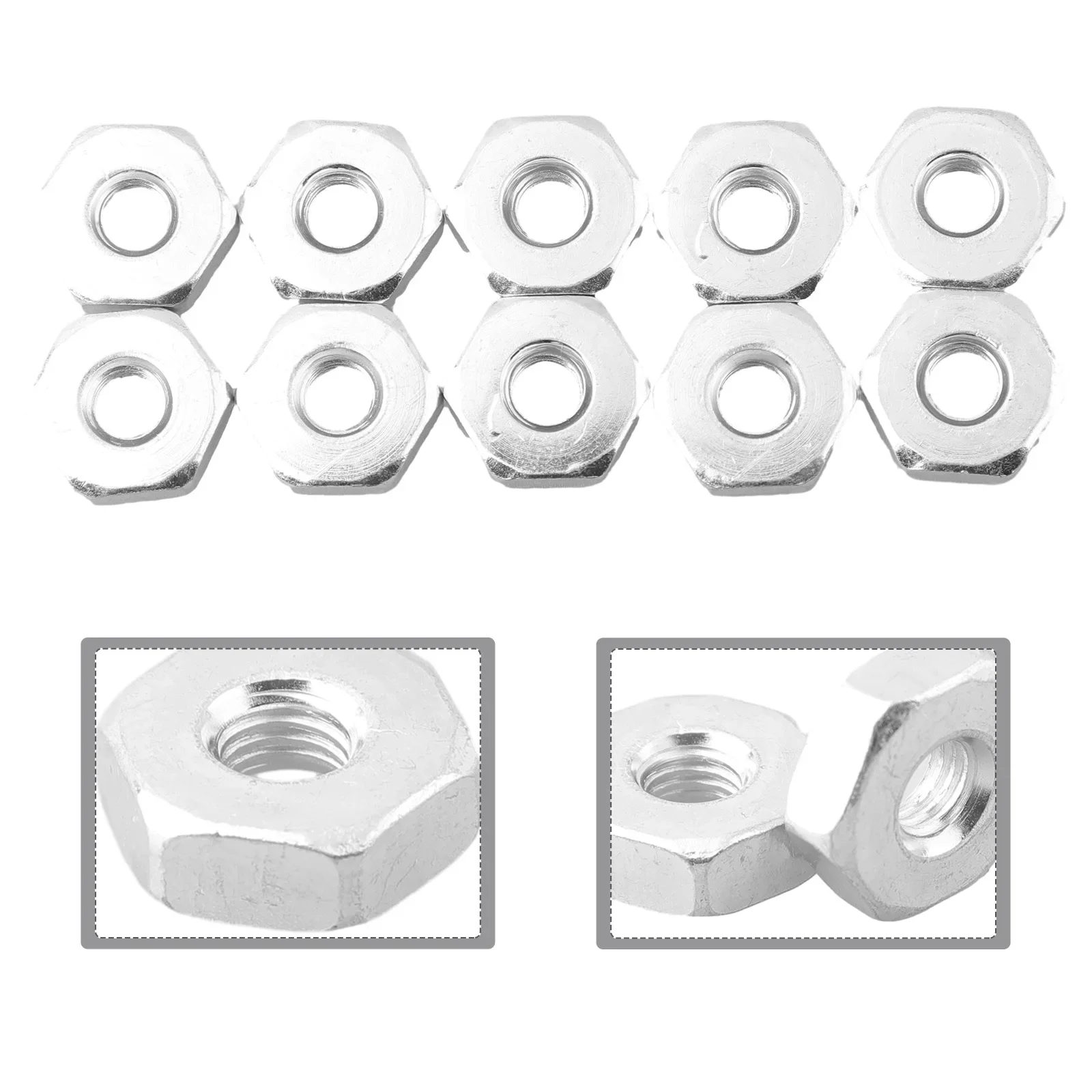 10pcs M8 Guide Bar Nuts Fit For MS 180 250 381 361 440 660 Chainsaw Parts Chainsaw Parts Garden Accessory Tool Parts