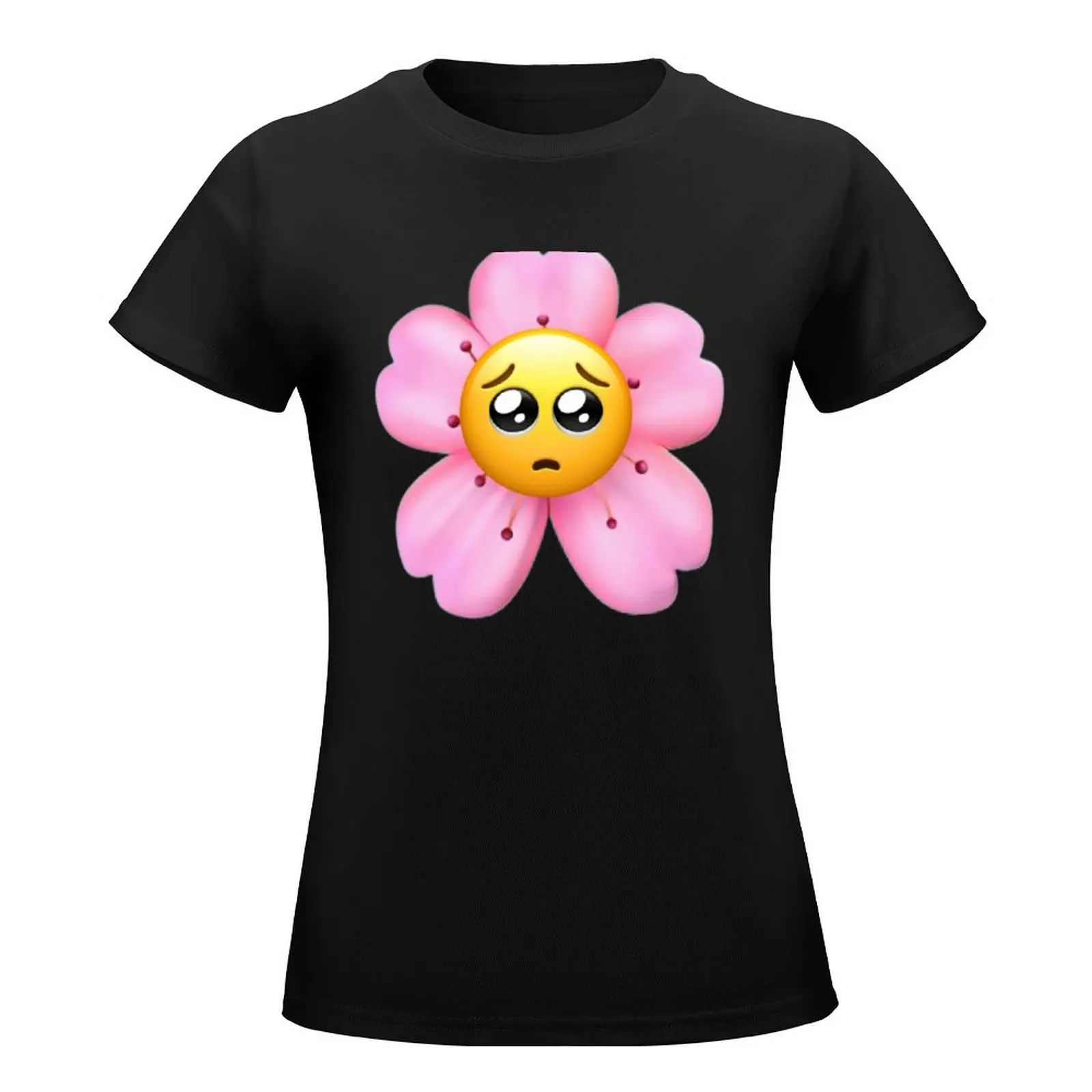 Sad Flower T-Shirt tees shirts graphic tees oversized designer clothes Women luxury