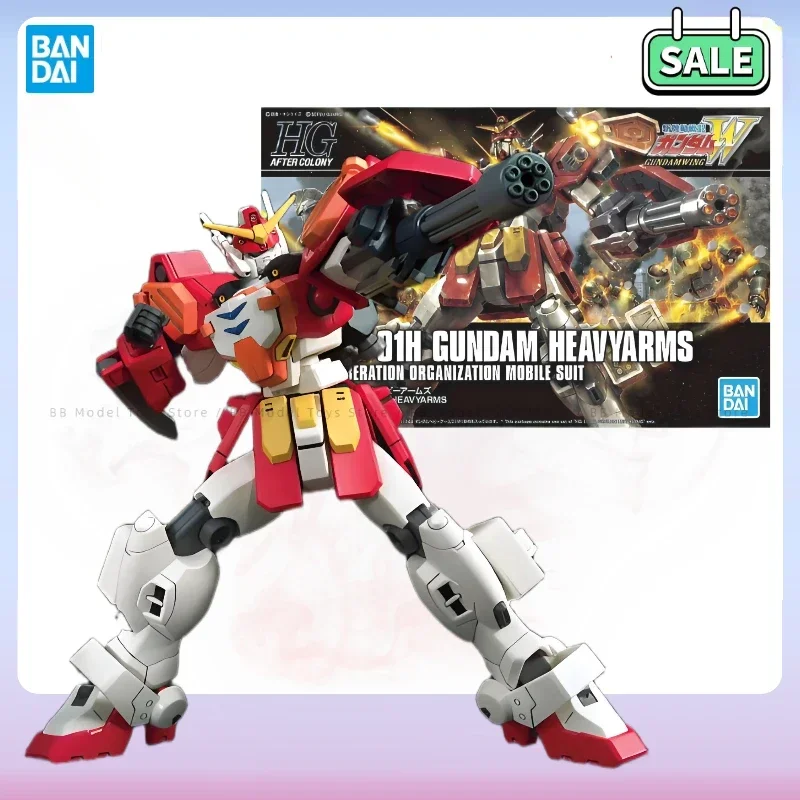 

Bandai In Stock HG 1/144 Original box XXXG-01H GUNDAM HEAVYARMS Aninm full Action Assembly Figure Model Toy Gifts forKidsSoldier