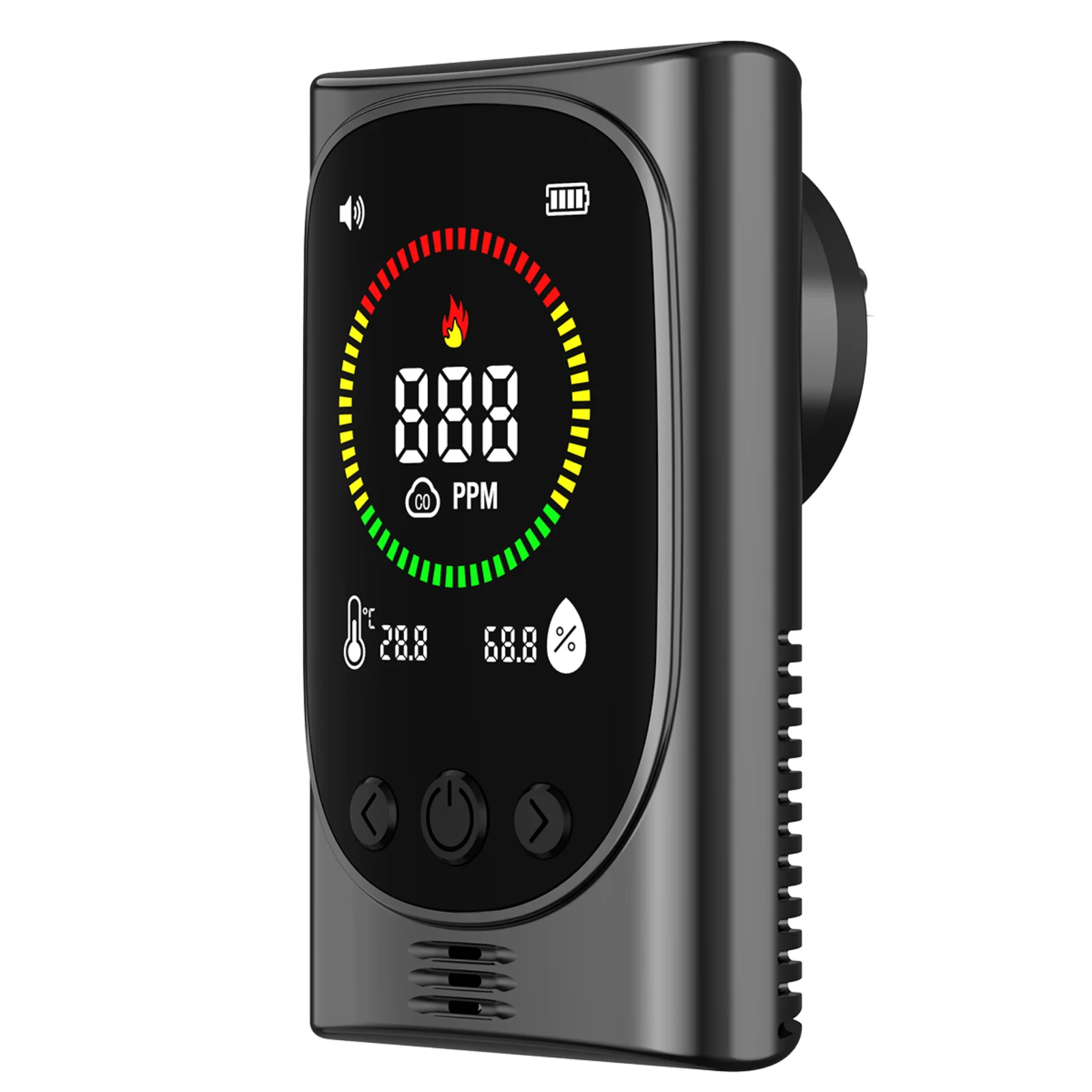 

4-in-1 Air Quality Detector Portable Carbon Monoxide Alarm Anti Poisoning Monitoring Leak Detection Device Display Analyzer Tool