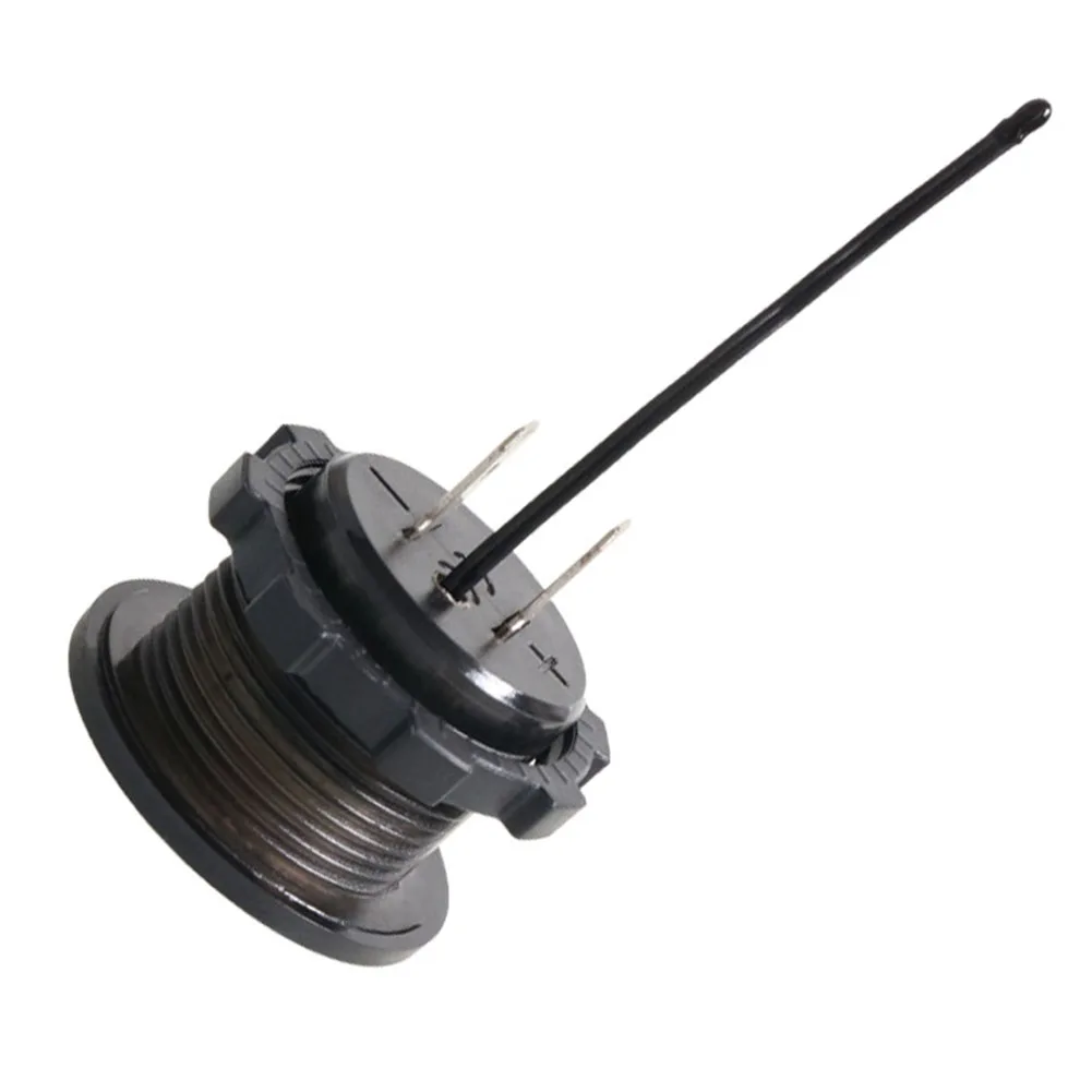 Real Time Battery Voltage Monitor Round Panel Voltmeter for Car Motorcycle Temperature 12V24V Waterproof and Reliable