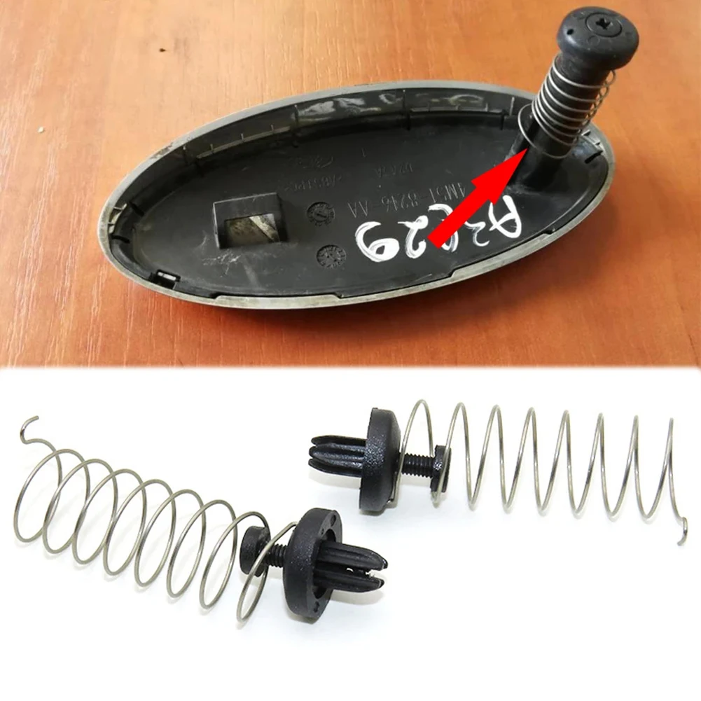 Emblem Mounting Kit Front Center Grille Spring Clip For Ford For Focus 2004-2014 Mounting Repair Spring Clips Retainer