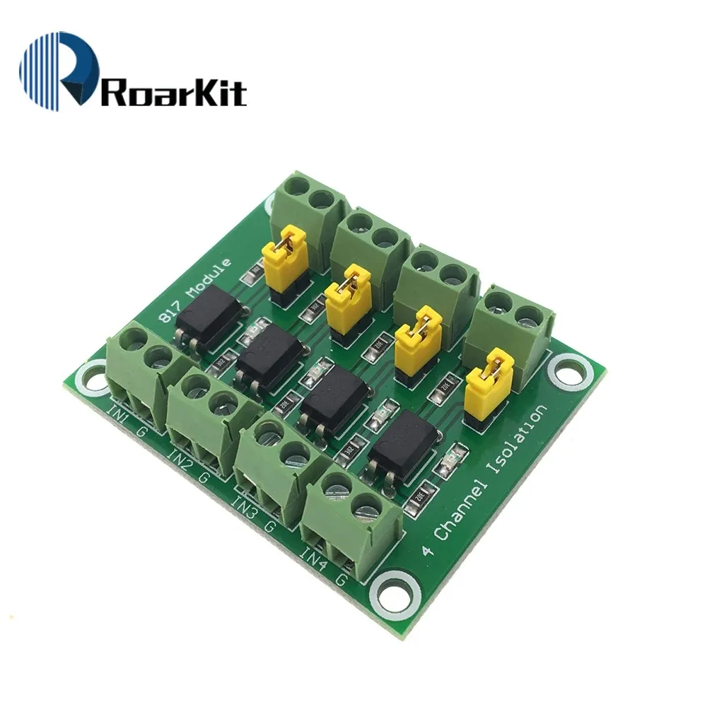 PC817 3.3V-30V 2 Way 4 8 Channel Optocoupler Isolation Board Voltage Converter Adapter Driver Photoelectric Isolated Module