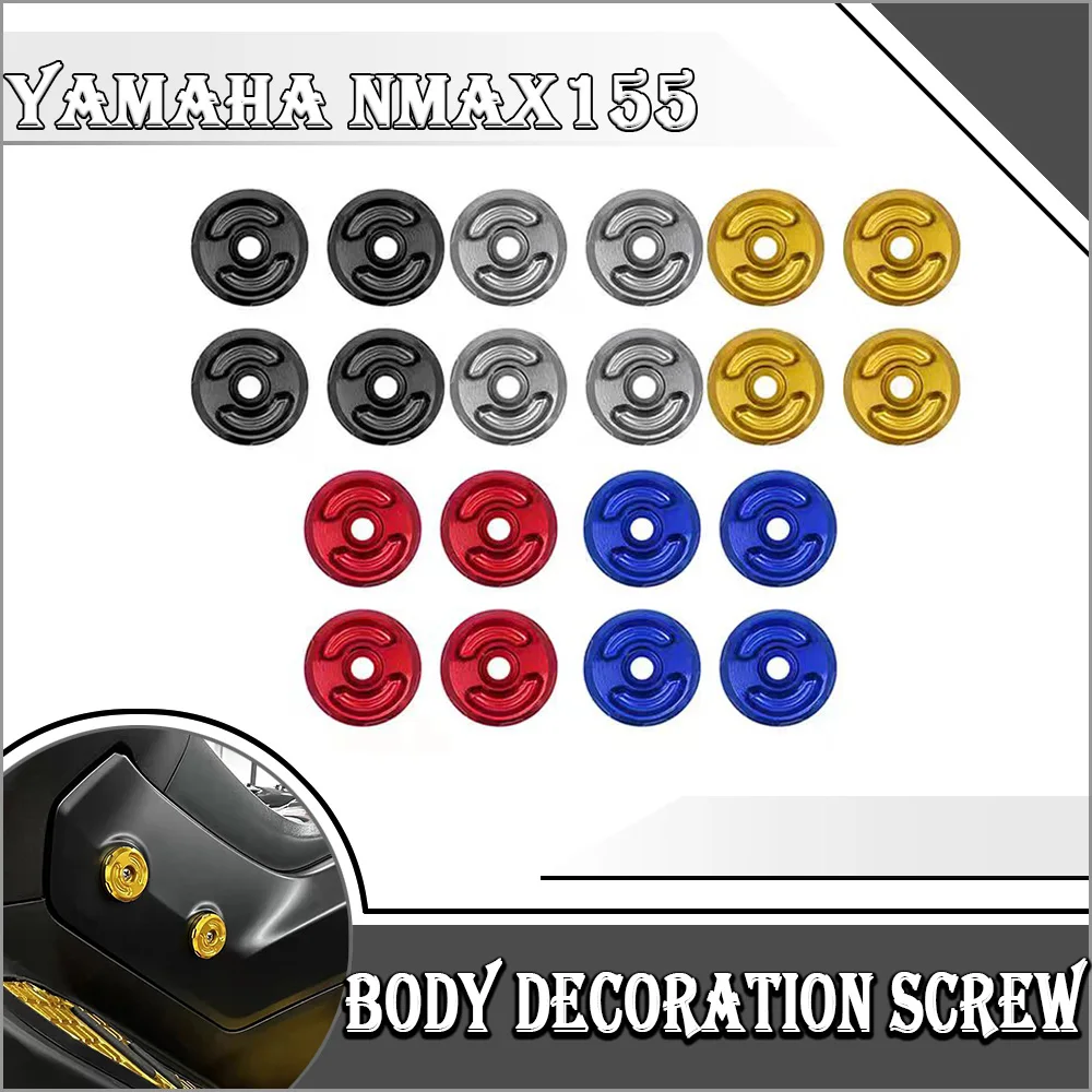 

For Yamaha NMAX155 Modified Body Decorative Screws - 2025 Model