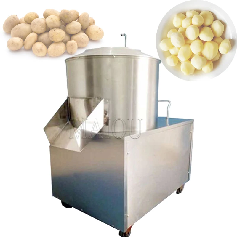 Electric Automatic Small Sweet Potato Skin Peeler Cleaning Washing Potato Peeling Machine For Commercial