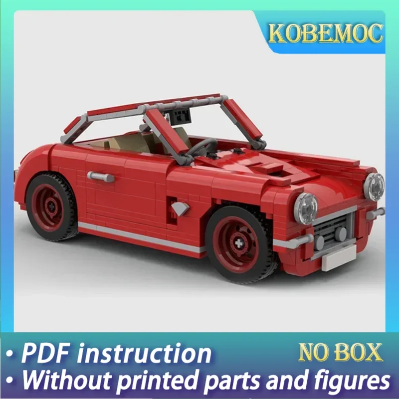 

Классическая модель городской автомобиль Moc, строительные кирпичи, компактный винтажный суперкар, технологические блоки, подарки, рождественские игрушки, наборы «сделай сам», сборка