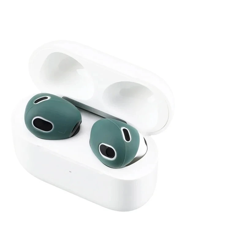 Coussinets d'oreille en Silicone pour Apple Airpods 3, étui de protection pour écouteurs sans fil, couvre-oreillettes Airpods3, 2 pièces/paire