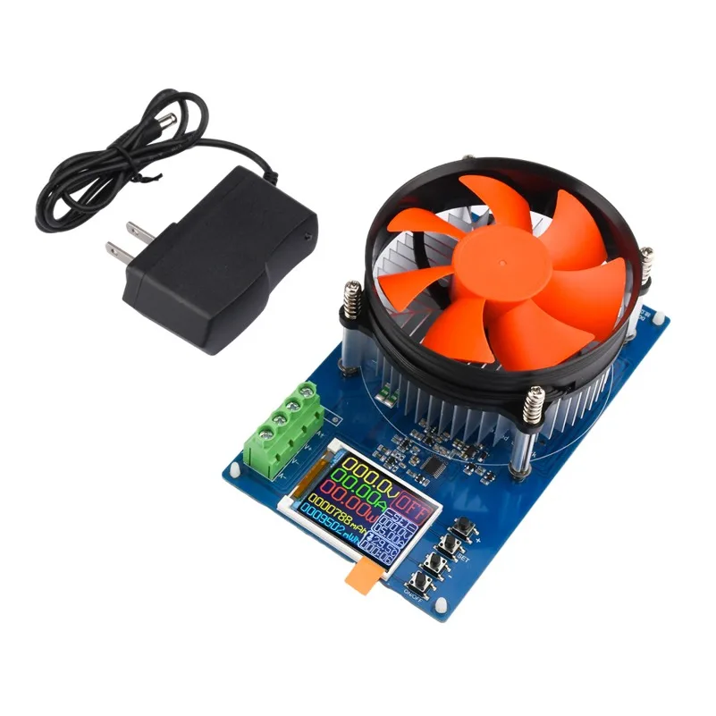 DTL150 Digital Electronic Load Tester 2.4 Inch Color Screen DC 150W 20A 4-Wire Connection with Multi Protection Function