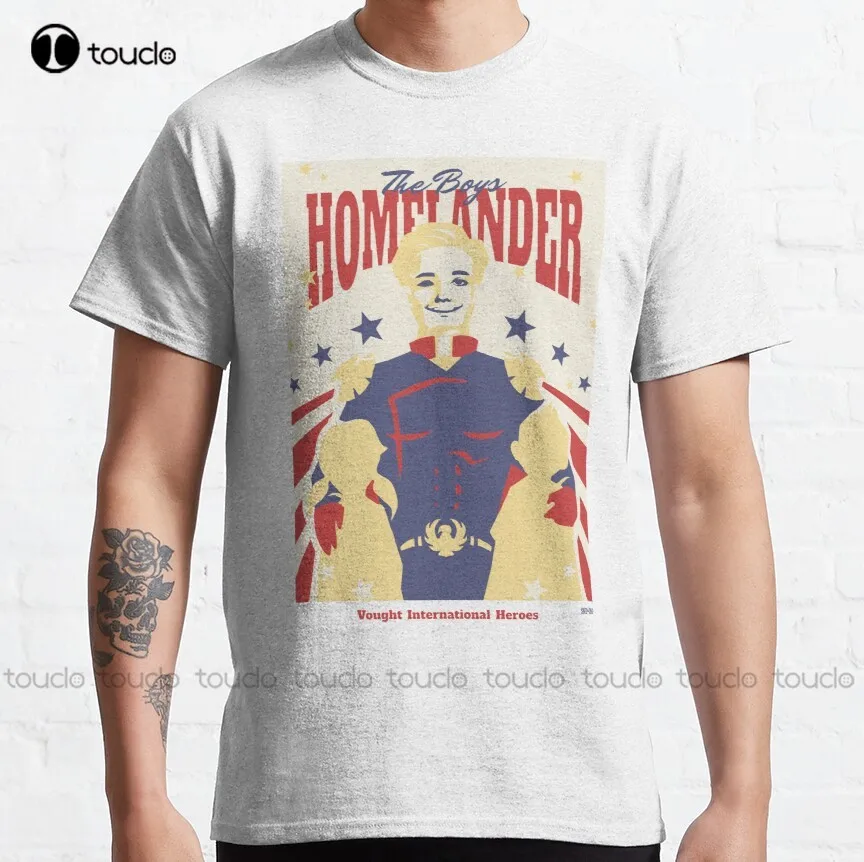 Homelander Billy Butcher The Boys Homelander Antony Starr Classic T-Shirt Shirt Printing Funny Art Streetwear Cartoon Tee Xs-5Xl