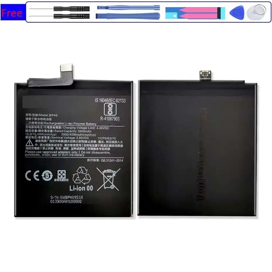 

Reliable Power For Xiaomi Redmi K20 Pro MI 9T Pro K20pro BP40 Pro MI Mobile Phone Battery 4000mAh High Compatibility