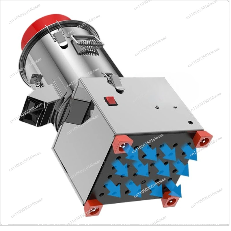 Vegetable Shredder Commercial Vegetable Cutter Electric Vegetable Grinder Brake Chopping Granule Vegetable Trapping Machine