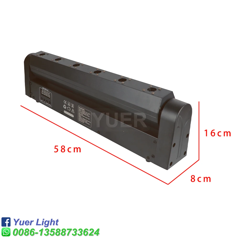 Imagem -04 - Yuer-green Laser Bar Beam Lighting para dj Disco Música Festa Casamento Movendo Head Projector Scanning Stage Effect Dmx512 Eyes