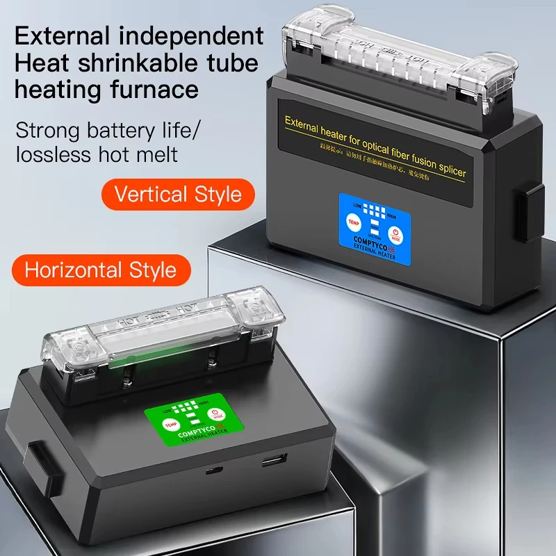 comptyco-optical-fiber-fusion-splicer-external-heating-furnace-fiber-optic-heat-shrink-tubing-external-heat-fusion-heating-tool